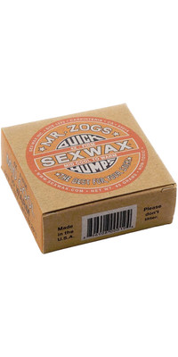 2024 Sex Wax Quick Humps Mid Cool To Warm Surf Wax Swwqh - Orange